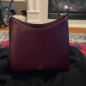 Burgundy Kate Spade purse